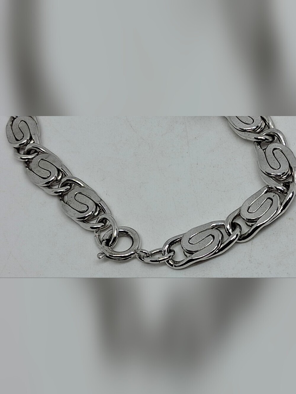 * Vintage OES Order Of The Eastern Star Silver Tone Bracelet - Picture 4 of 4